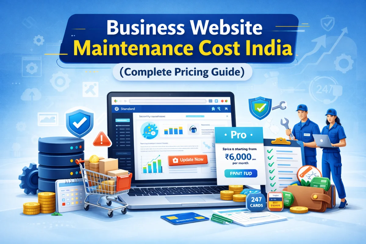 Business Website Maintenance Cost India