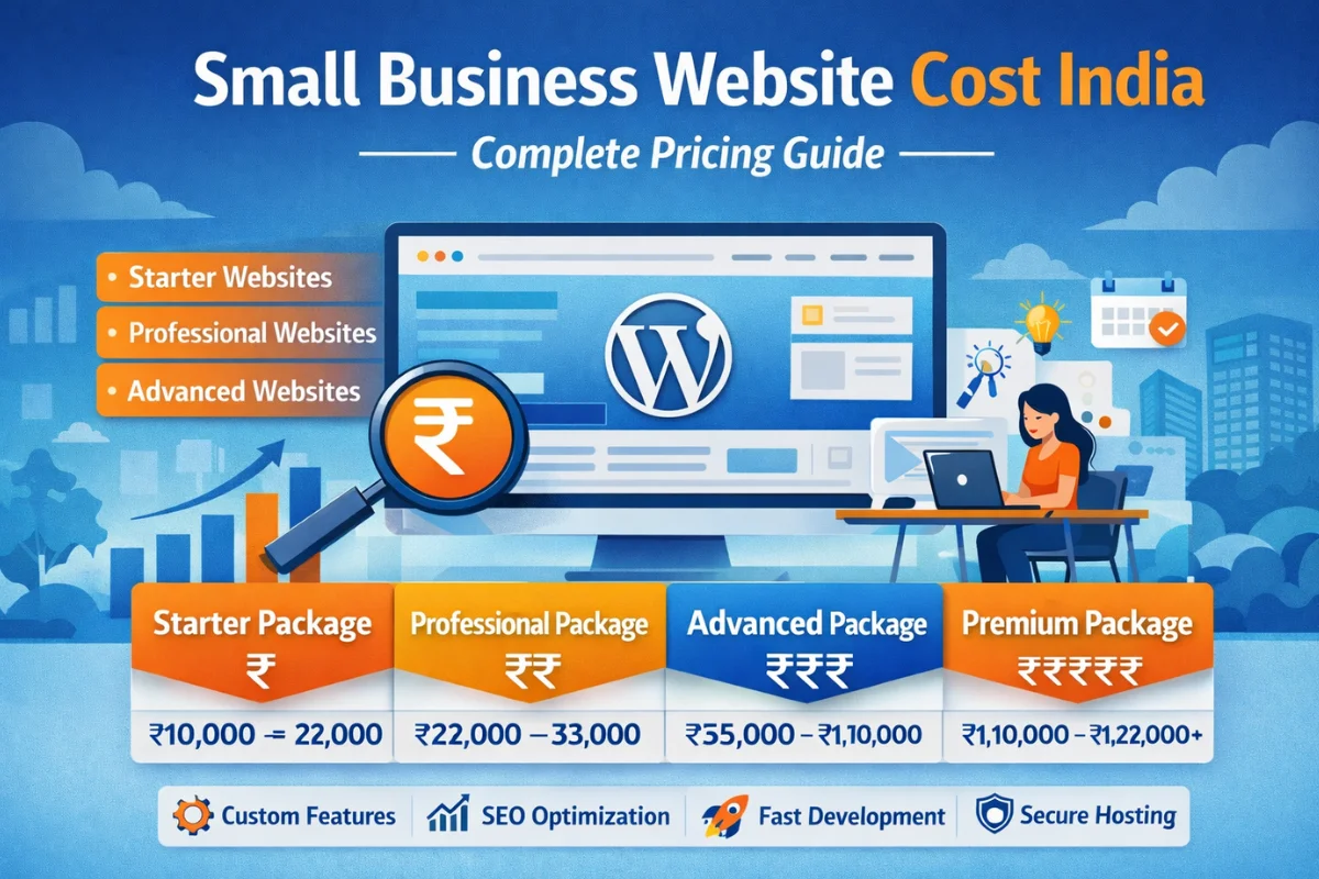 Small Business Website Cost India
