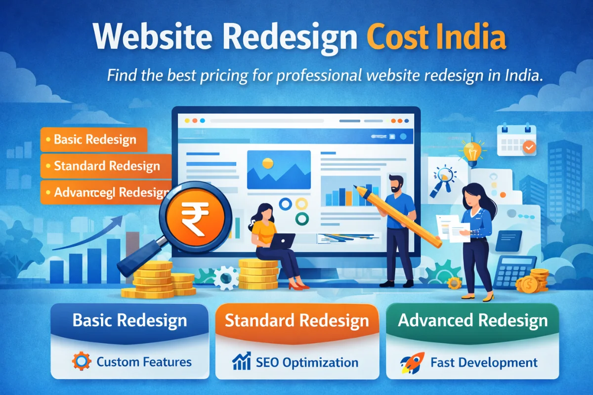 website redesign cost india