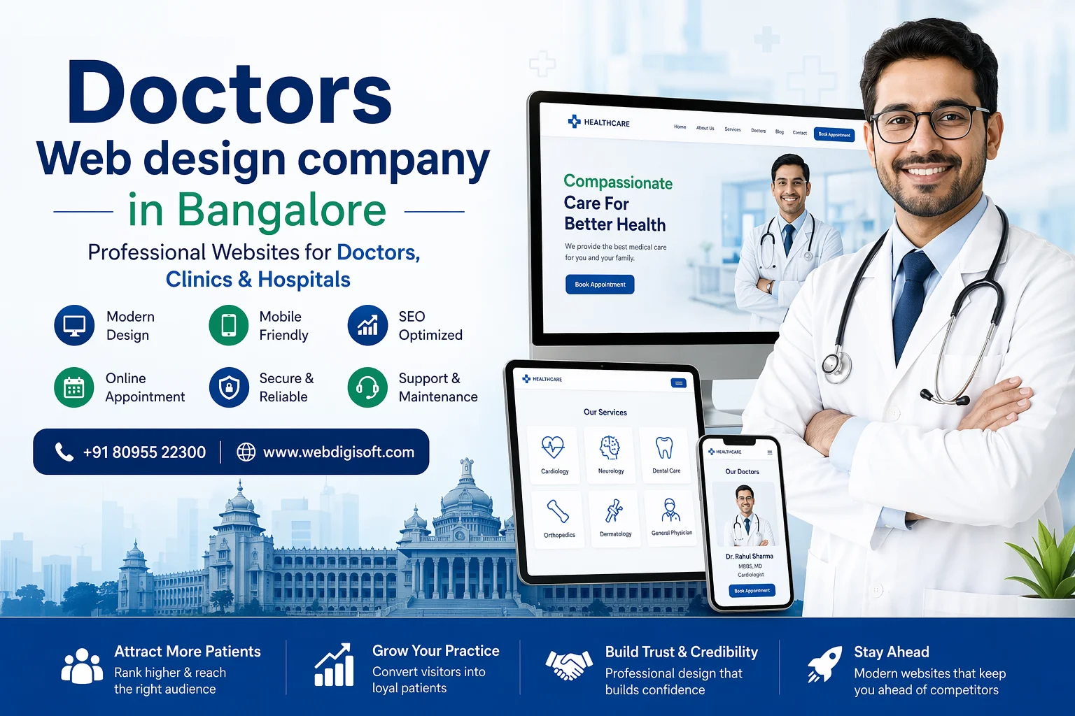 Doctors Web design company in Bangalore