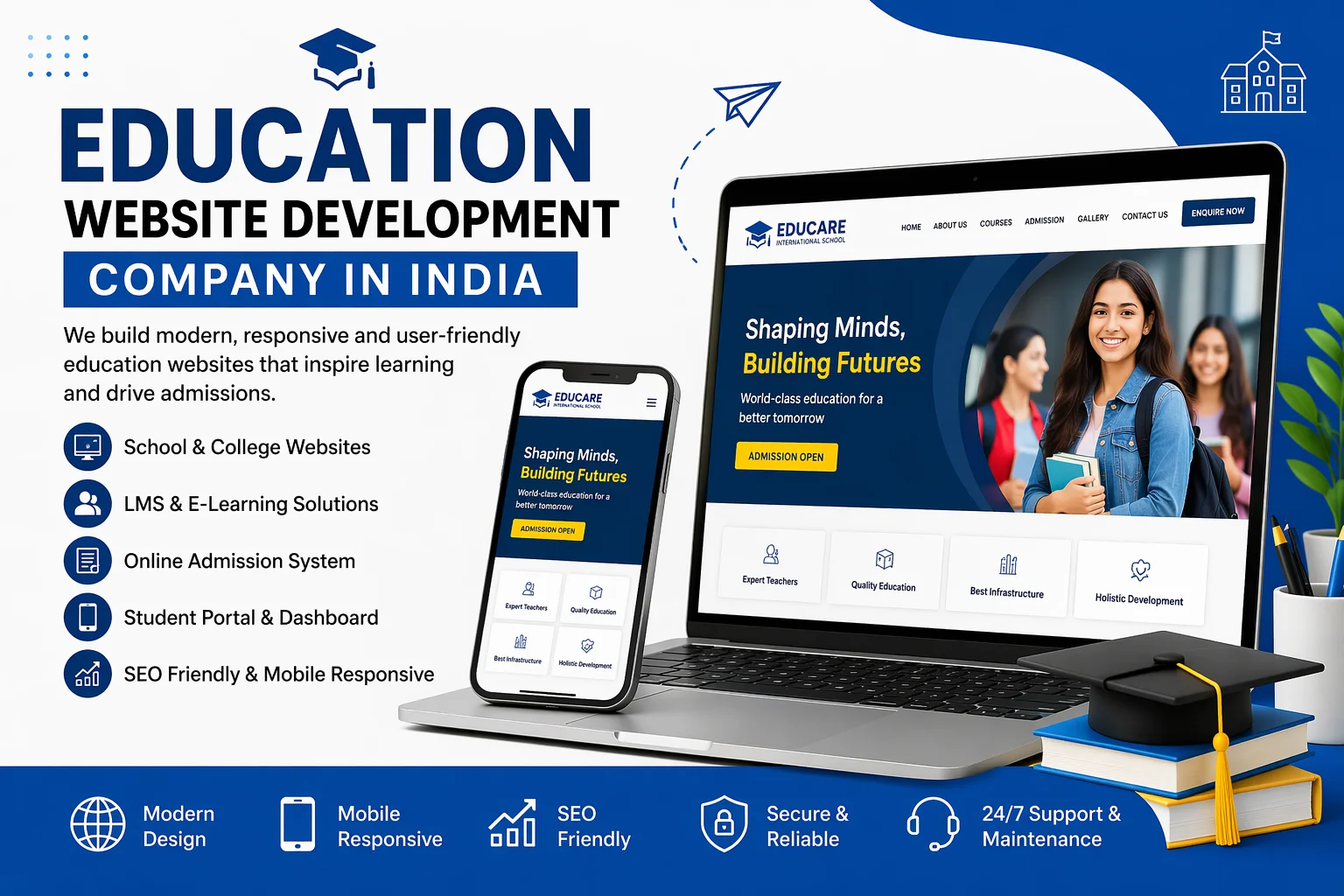 Education Website Development Company India
