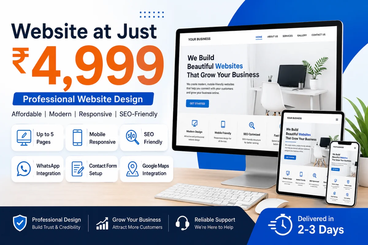 Website At Just 4999